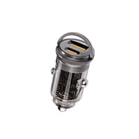 CAR CHARGER PROMATE 65W PD TRANSPARENT V-01 CAR CHARGER PROMATE 65W PD TRANSPARENT V 01 Scaled