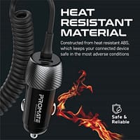 CAR CHARGER PROMATE WITH LIGHTENING-05 CAR CHARGER PROMATE WITH LIGHTENING 05 Scaled