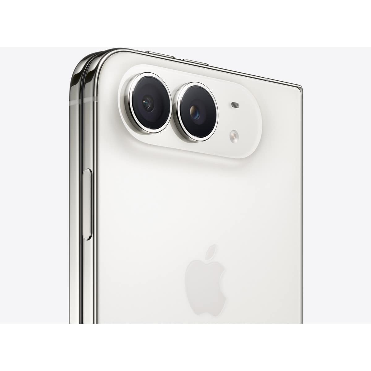 Apple iPhone Duo in Star White, rear camera close-up