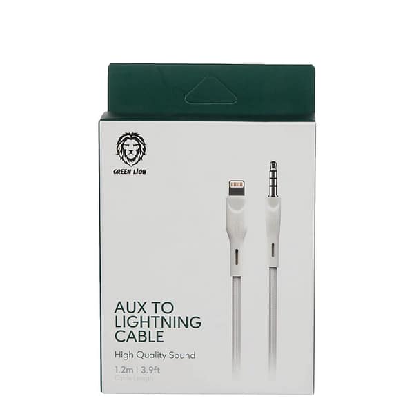 AUX CABLE LIGHTNING GREEN LION-02 AUX CABLE LIGHTNING GREEN LION 02 Scaled