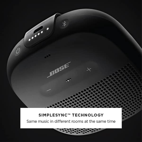 Bose SoundLink Micro, Portable Outdoor Waterproof Speaker with Wireless Bluetooth Connectivity - Black-05 Bose SoundLink Micro Portable Outdoor Waterproof Speaker With Wireless Bluetooth Connectivity Black 05 Scaled