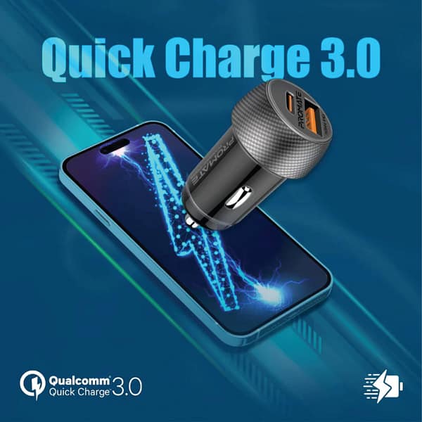 CAR CHARGER PD 33W PROMATE-04 CAR CHARGER PD 33W PROMATE 04 Scaled