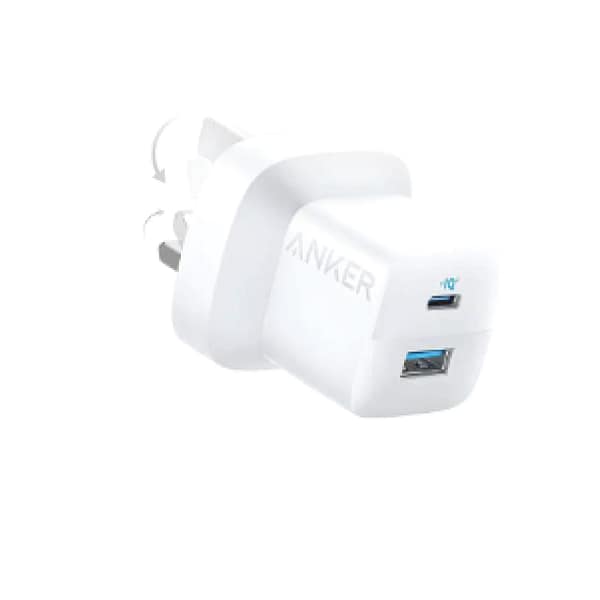 CHARGER ANKER 323 33W DUAL WITH LIGHTNING V-01 CHARGER ANKER 323 33W DUAL WITH LIGHTNING V 01 Scaled