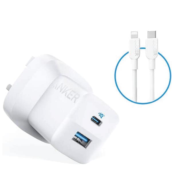 CHARGER ANKER 323 33W DUAL WITH LIGHTNING V-03 CHARGER ANKER 323 33W DUAL WITH LIGHTNING V 03 Scaled