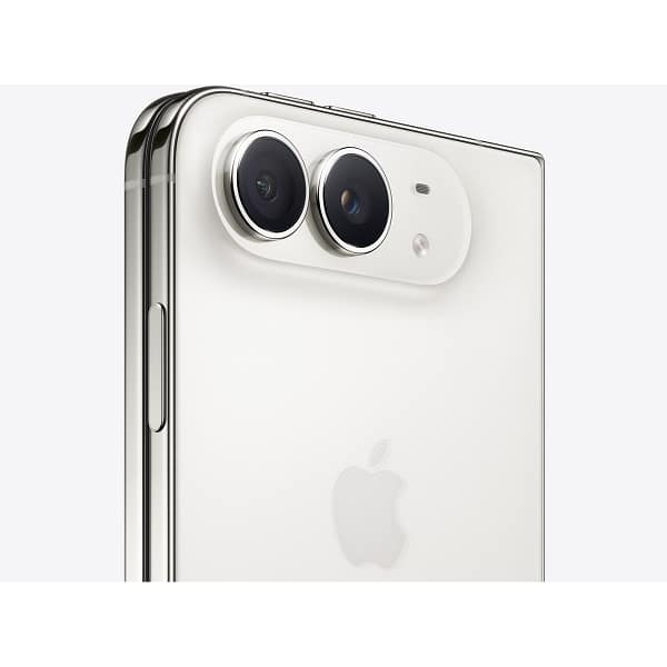 Apple iPhone Duo Star White camera Apple iPhone Duo in Star White, rear camera close-up